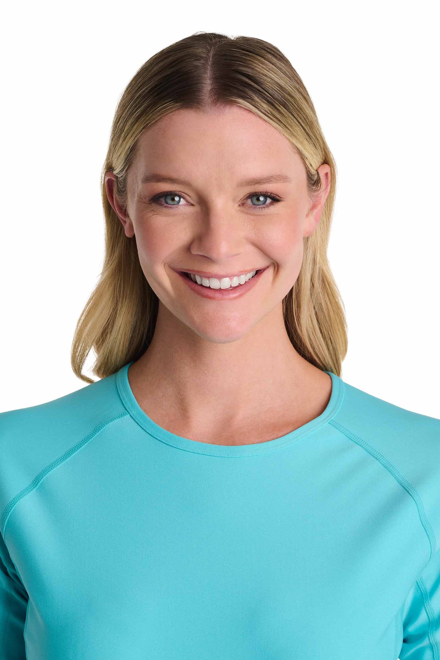 Women's Hightide Short Sleeve Swim Shirt | Blue Curacao