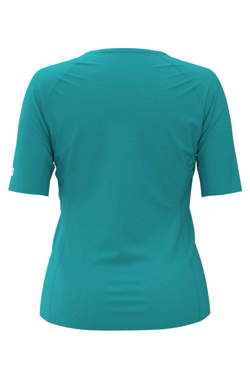 Women's Hightide Short Sleeve Swim Shirt | Coolibar Blue