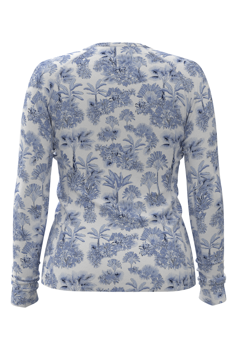Women's Hightide Long Sleeve Swim Shirt | Periwinkle Isla Bonita