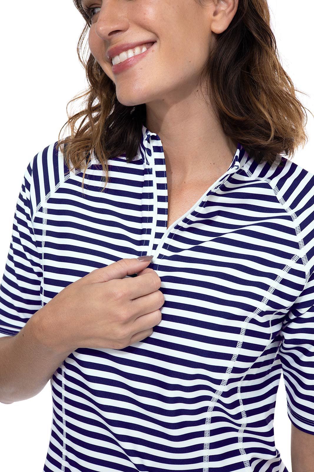 Color_White/Navy Stripe