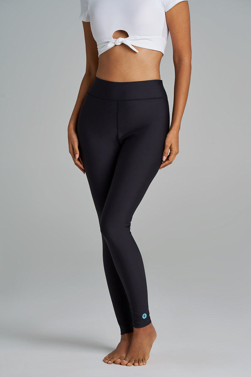 Women's Deep Water Swim Tights | Black