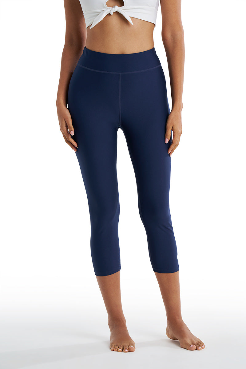 Women's Deep Water Swim Capris | Navy