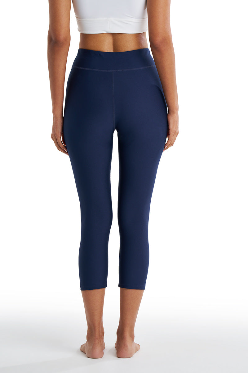 Women's Deep Water Swim Capris | Navy