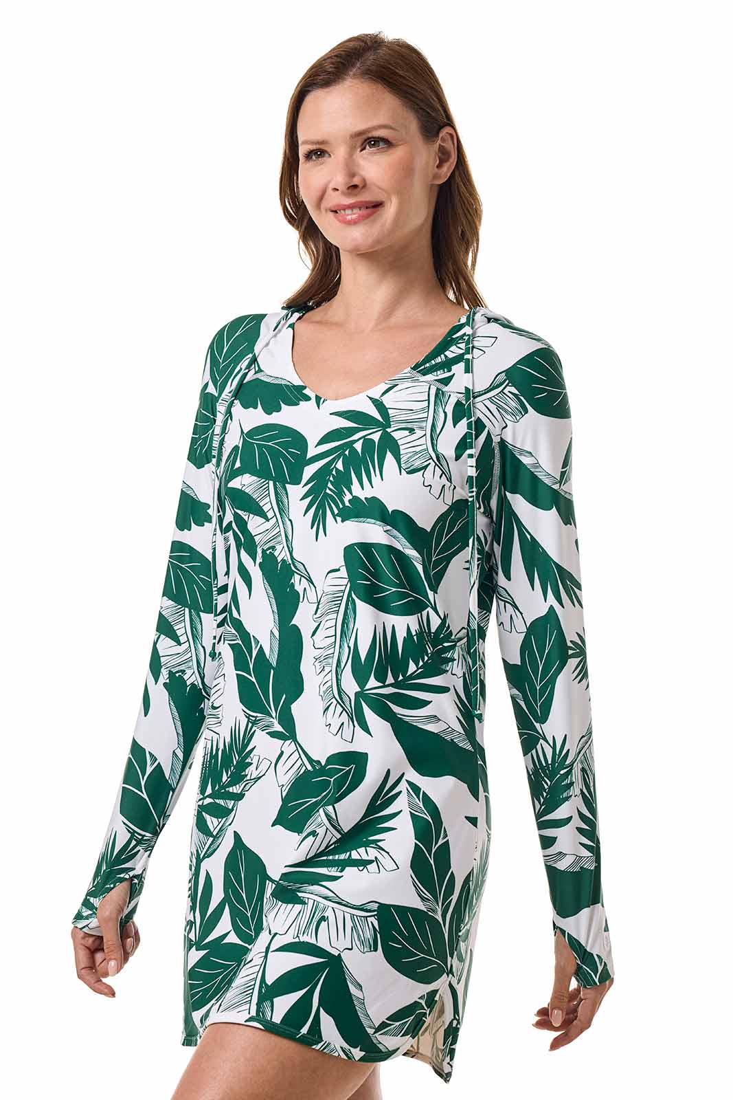 Women's Seacoast Swim Cover-Up Dress | Eden Palm Paradise