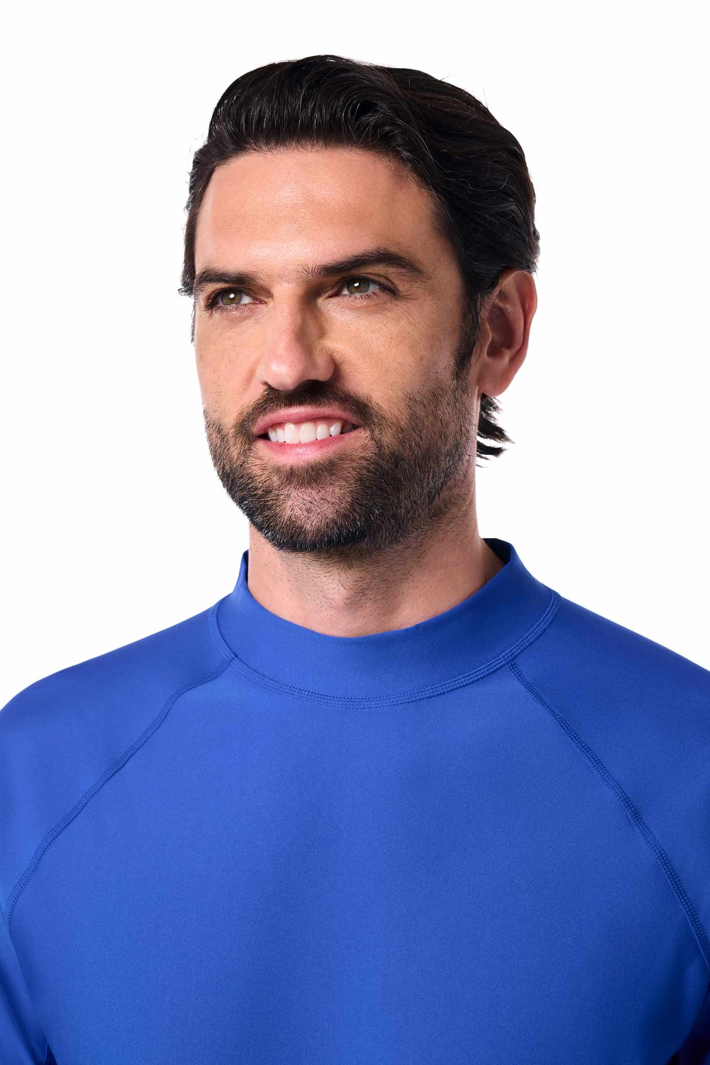 Men's Tulum Short Sleeve Surf Rash Guard | Baja Blue