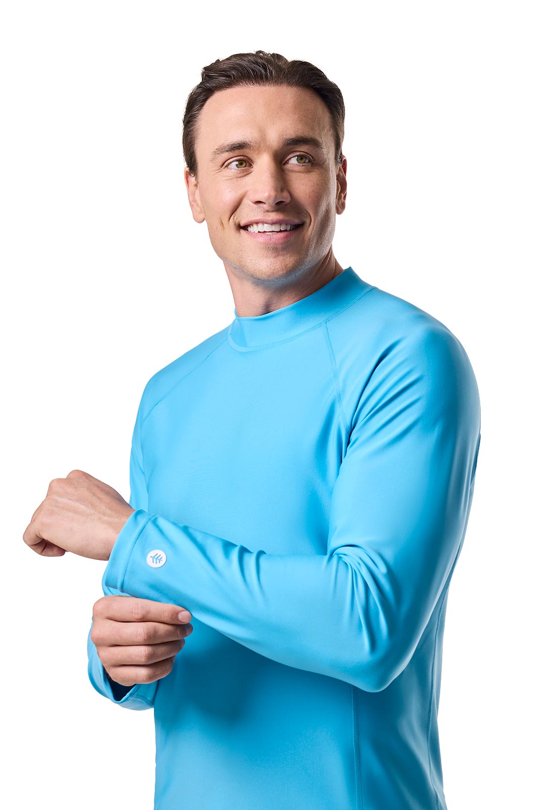Men's Tulum Long Sleeve Surf Rash Guard | Malibu Blue