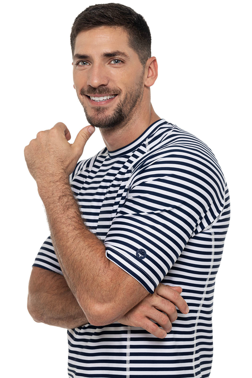Color_White/Navy Stripe