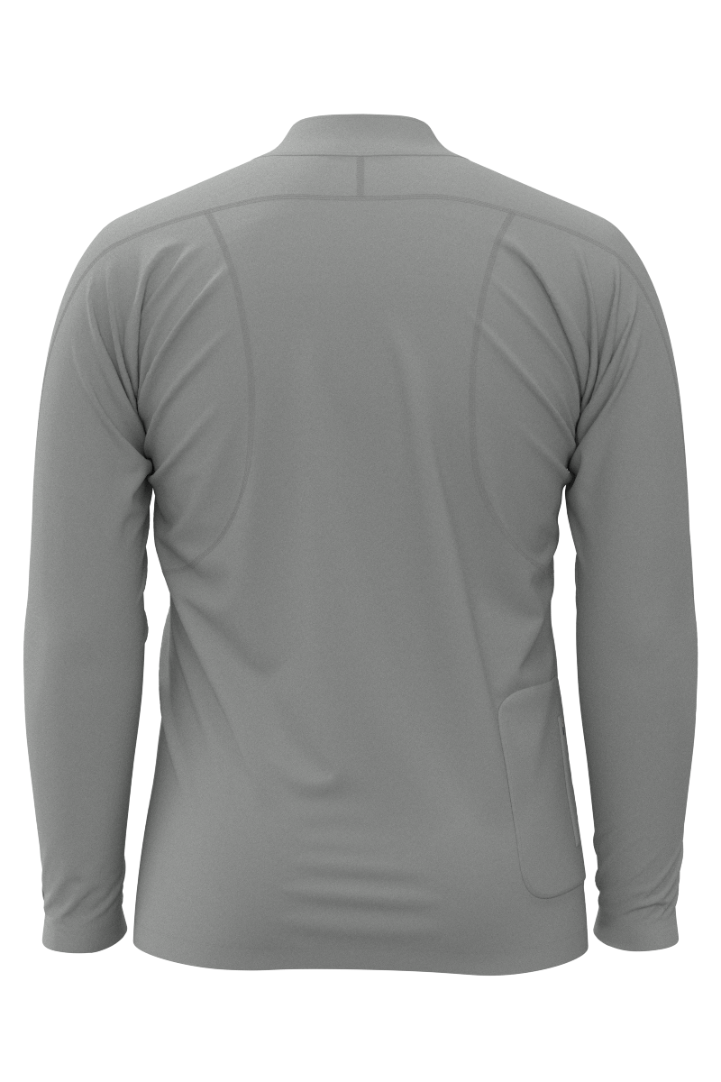 Men's Nocona Zip Rash Guard | Sleek Grey