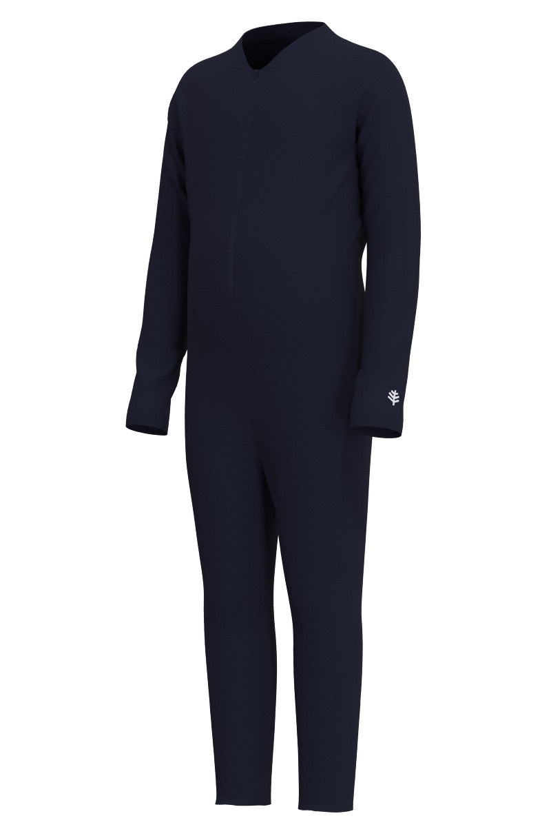 Kid's Barracuda Neck-to-Ankle Swimsuit | Navy