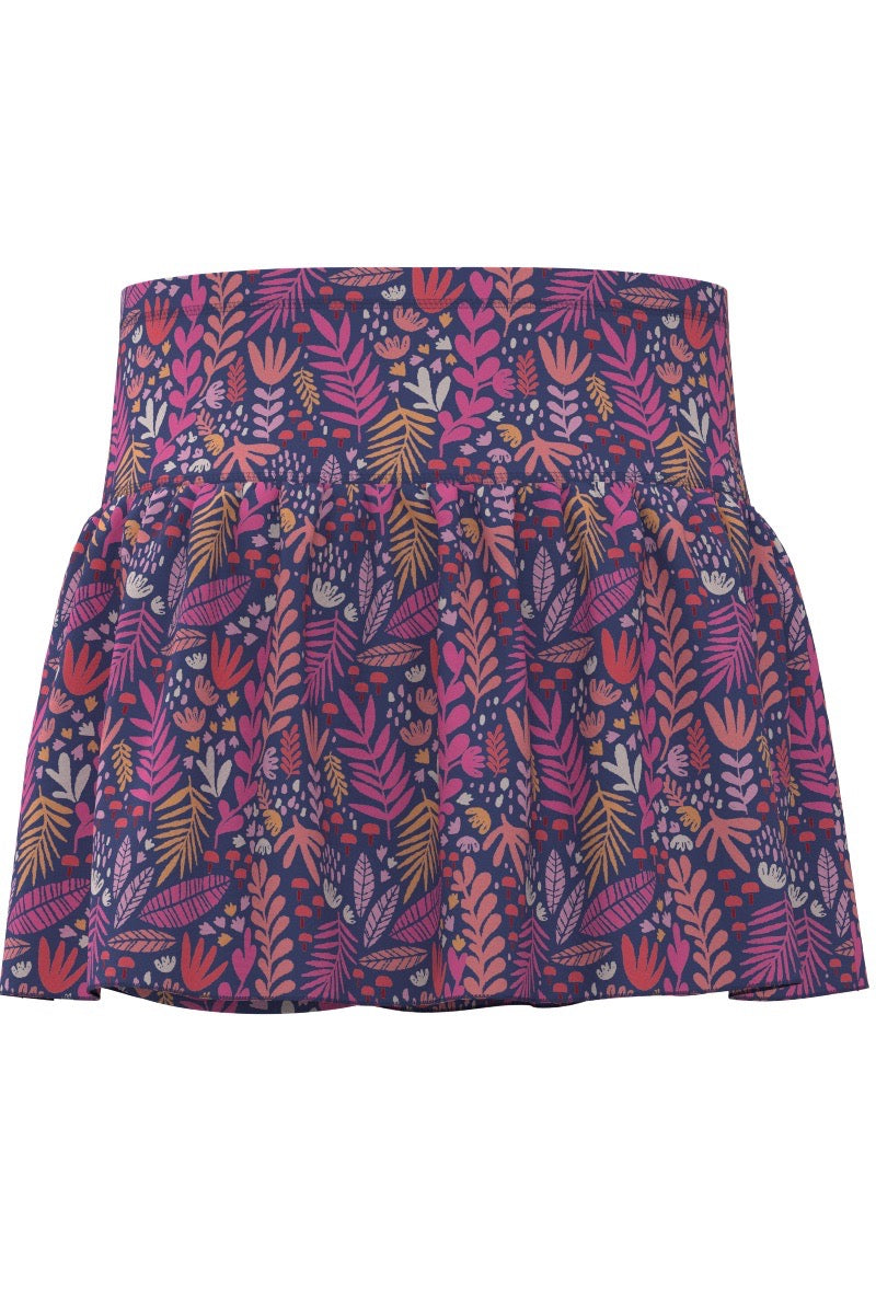 Kids Wavecatcher Swim Skirt | Future Dusk Blooming Forest