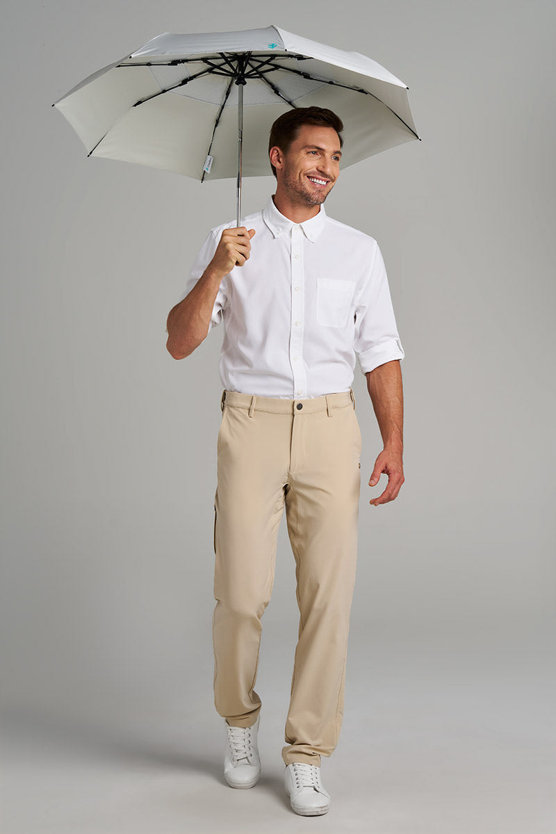 42 Inch Sodalis Travel Umbrella | Sleek Grey