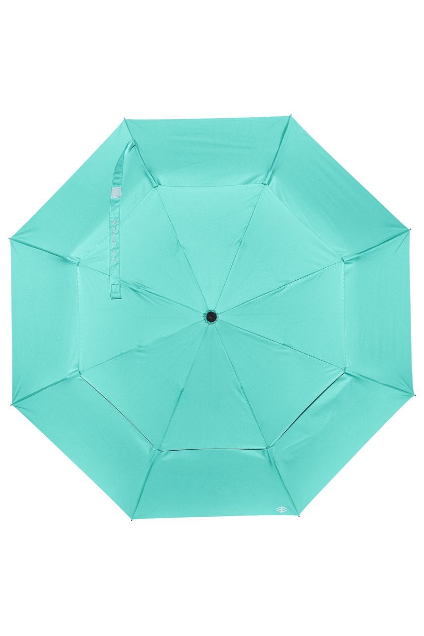 42 Inch Sodalis Travel Umbrella | Coolibar Blue