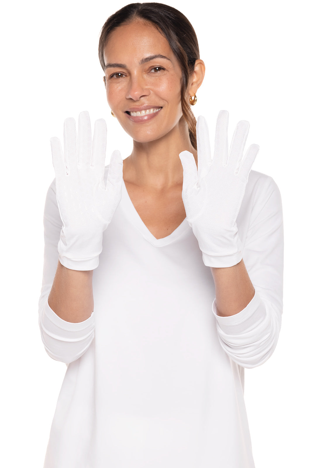 Unisex Sawyer UV Gloves | White