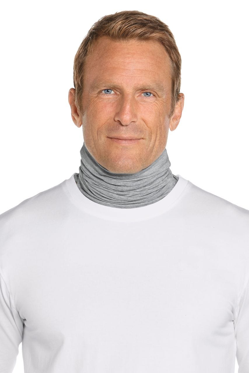 Unisex Key West Sun Neck Gaiter | Grey Heather
