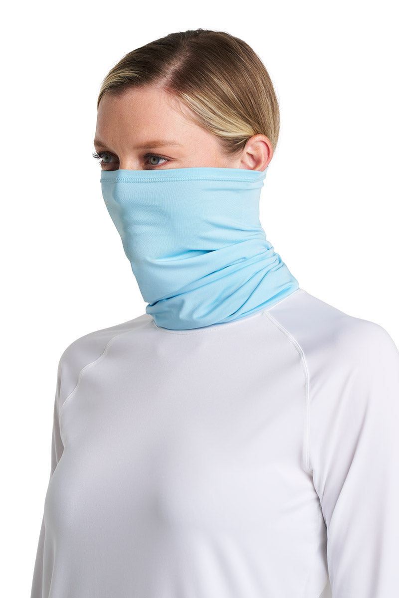 Unisex Virasana Performance Sun Gaiter | Arctic Blue