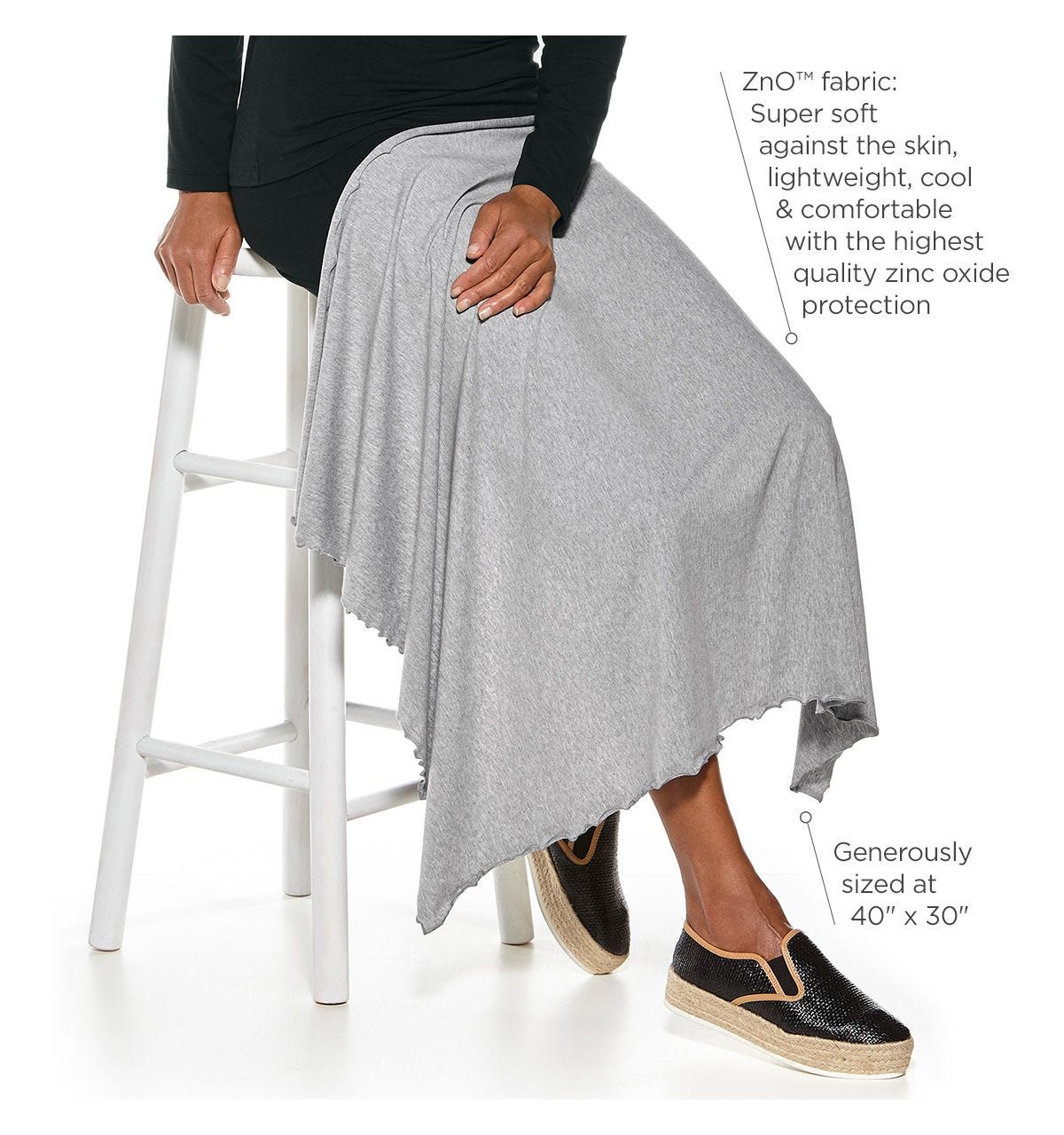 Women's Savannah Sun Blanket | Grey Heather
