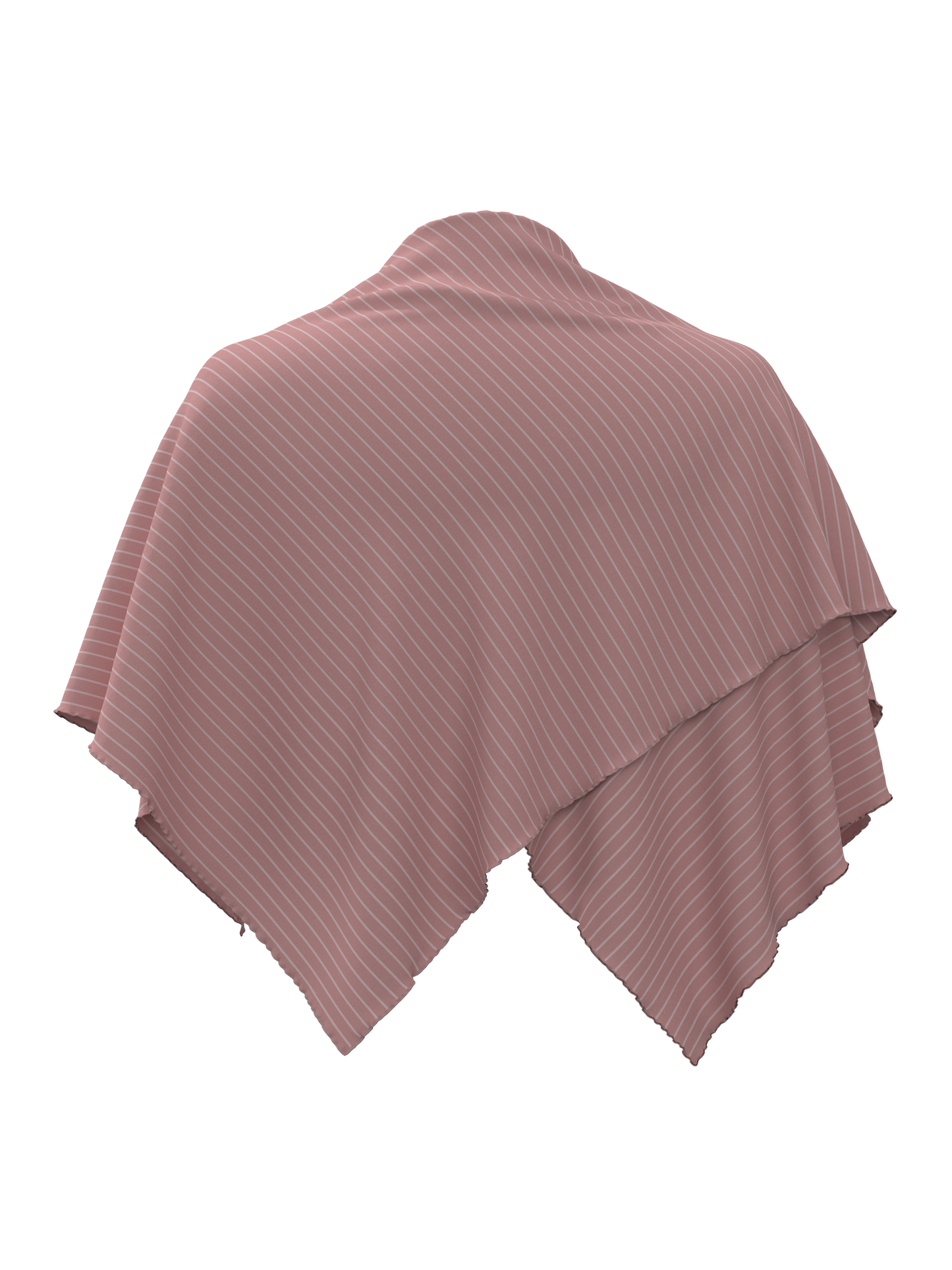 Women's Savannah Sun Blanket | Soft Pink/White Stripe