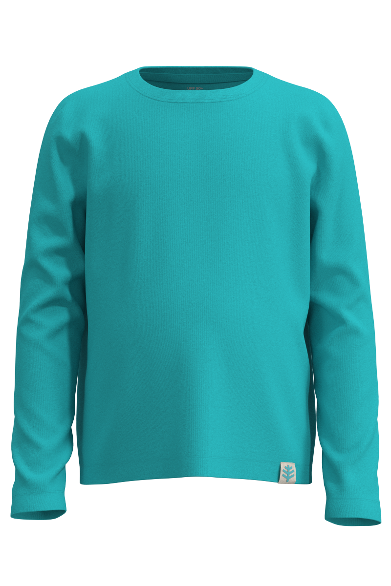 Kid's Coco Plum Everyday Long-Sleeve T-Shirt | Coolibar Blue