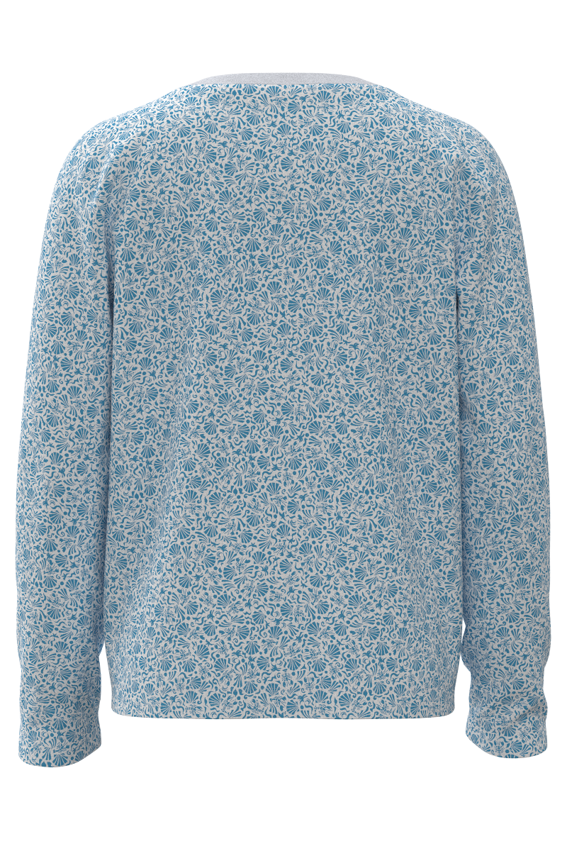 Kid's Coco Plum Everyday Long Sleeve T-Shirt | Malibu Blue Shell We