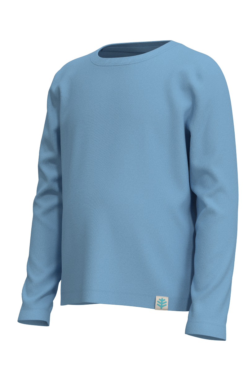 Kid's Coco Plum Everyday Long Sleeve T-Shirt | Arctic Blue