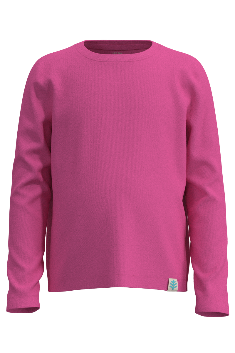 Kid's Coco Plum Everyday Long Sleeve T-Shirt | Tulip Pink