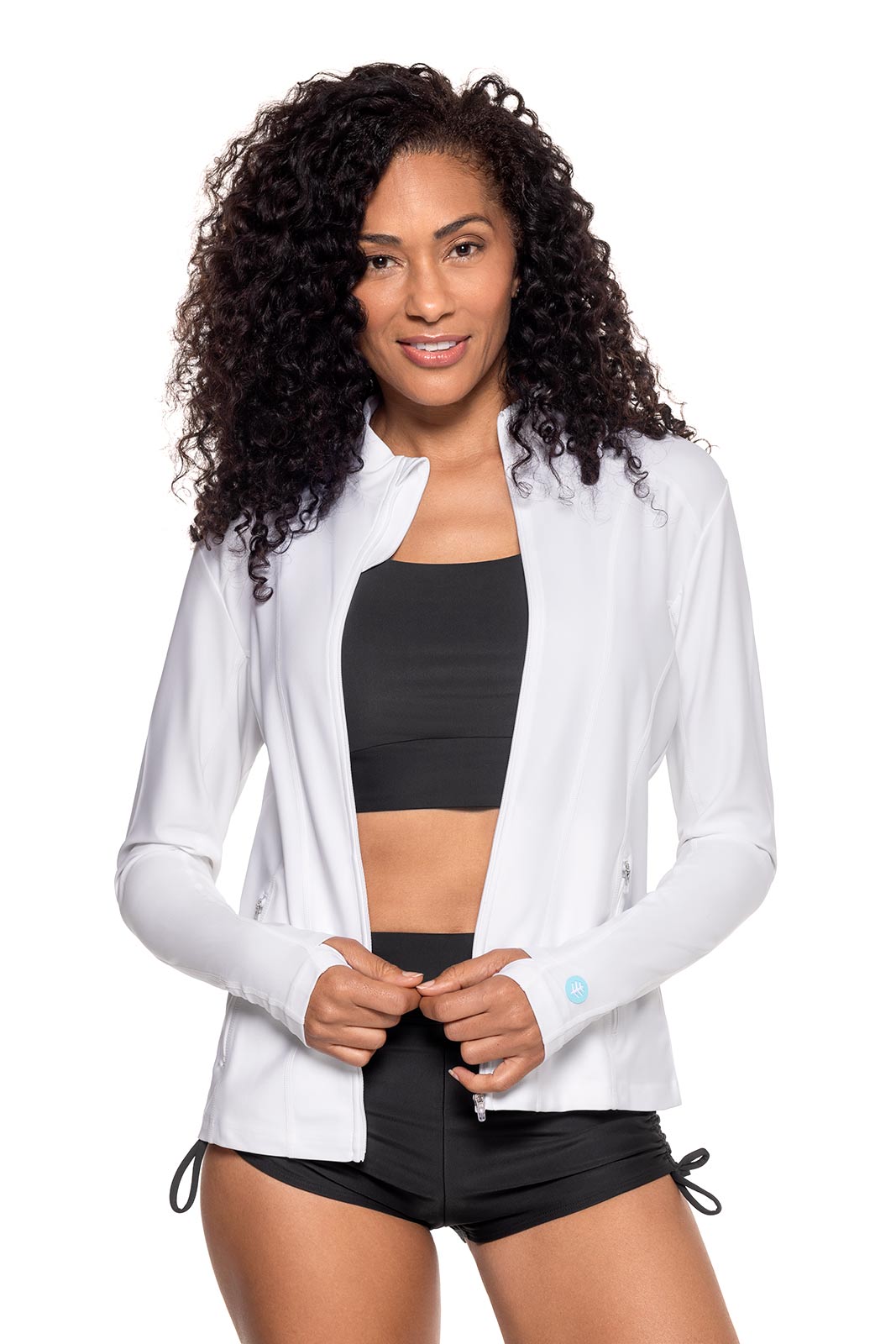 Women's Malawi Swim Jacket | White