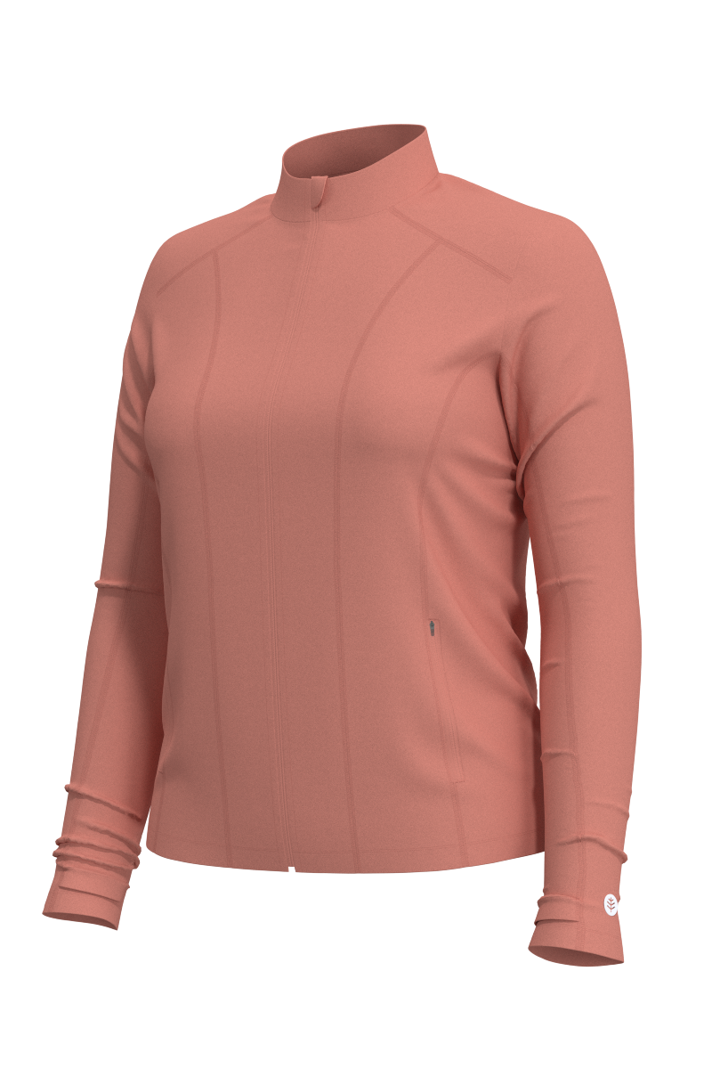Women's Malawi Swim Jacket | Soft Blush