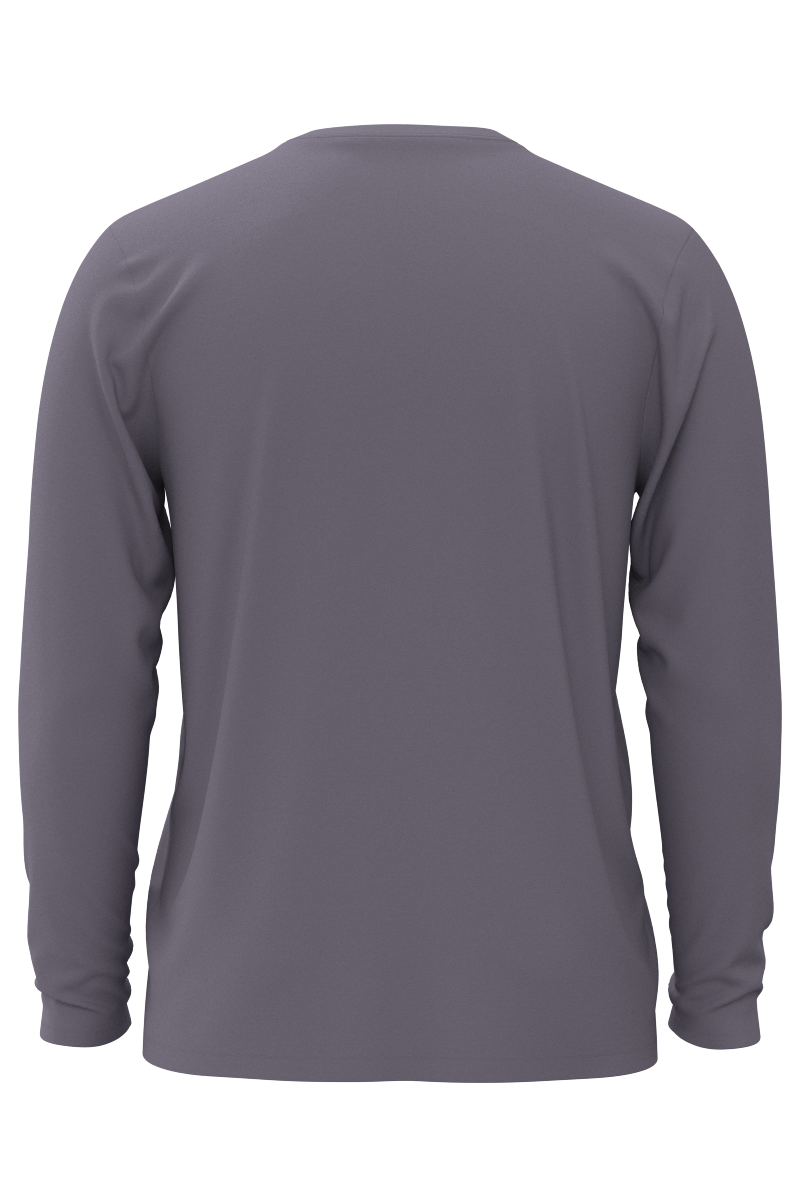 Men's Morada Everyday Long Sleeve V-Neck T-Shirt | Lavender Grey