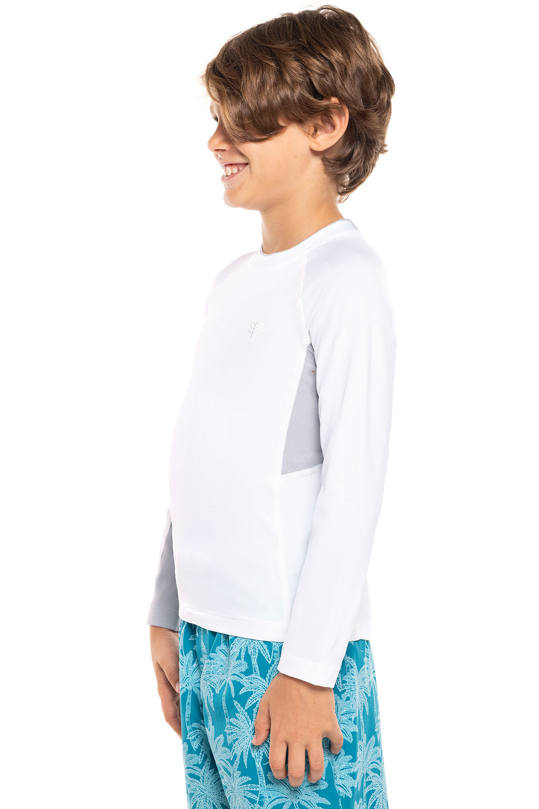 Kid's Ultimate Long Sleeve Rash Guard | White