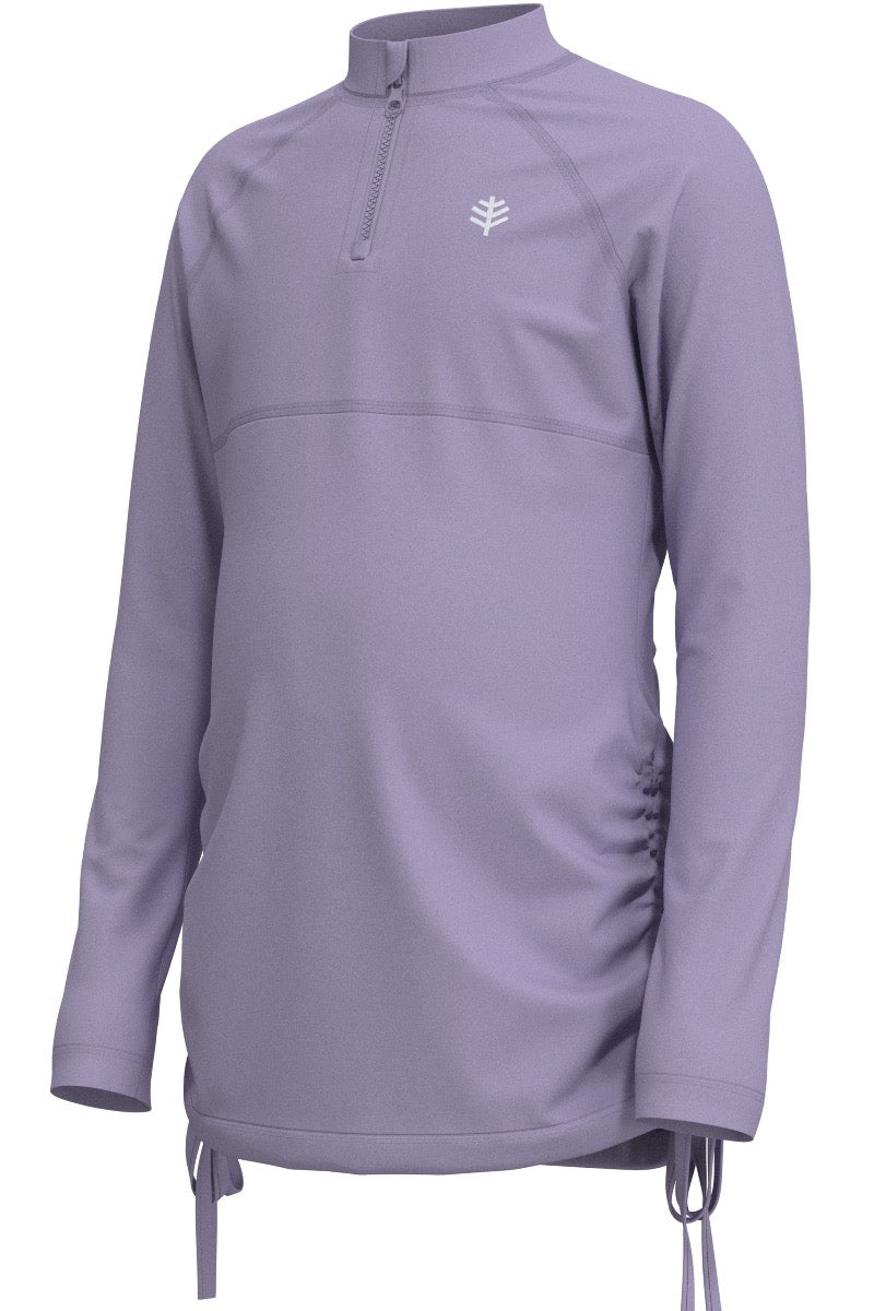 Kid's Lawai Ruche Swim Shirt | Lavendula