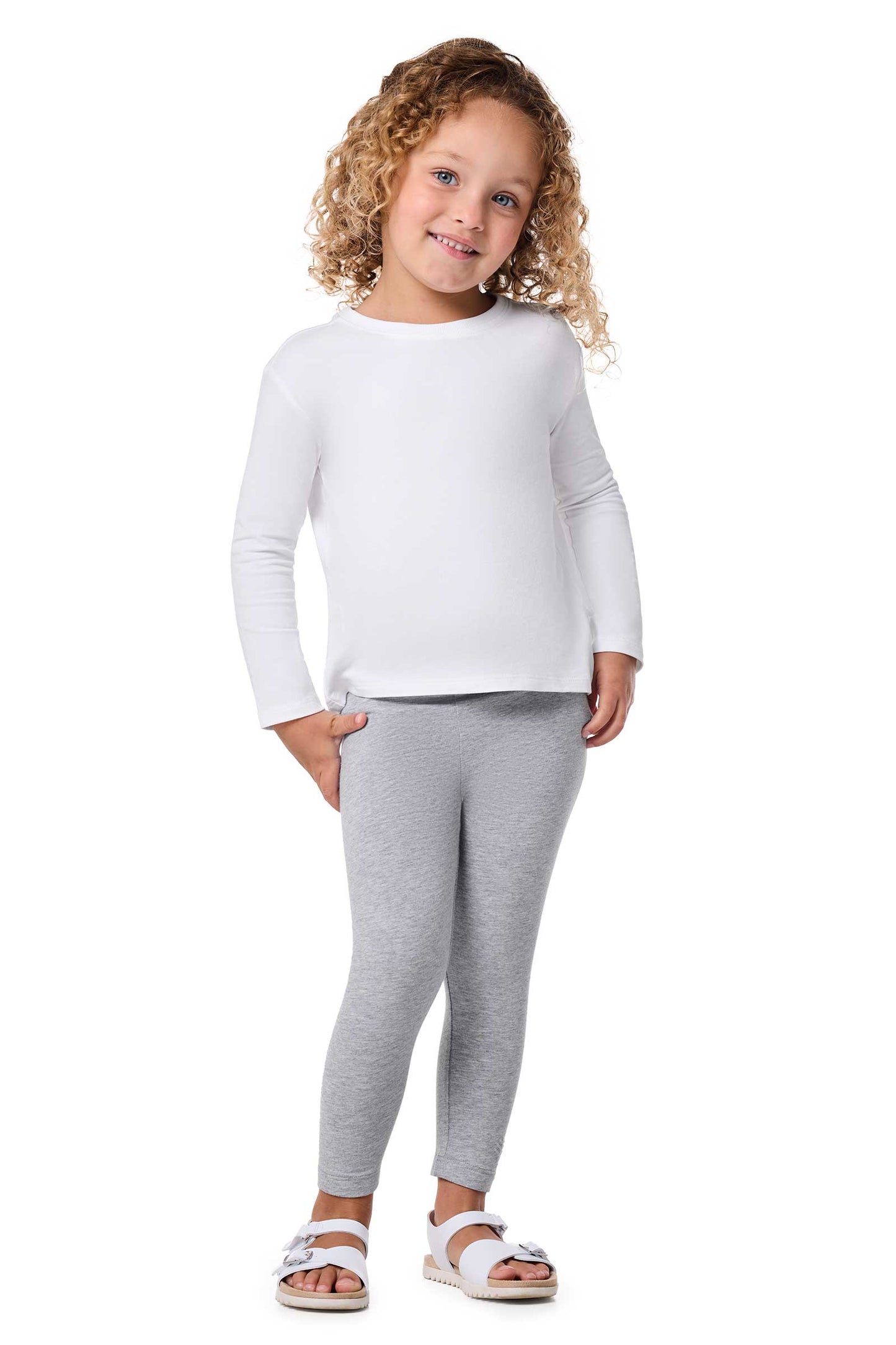 Kid's Monterey Summer Leggings | Grey Heather