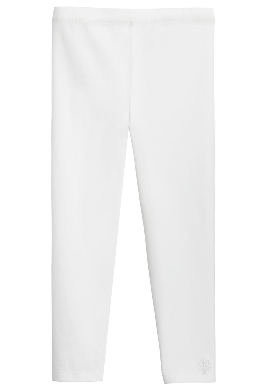 Kid's Monterey Summer Leggings | White