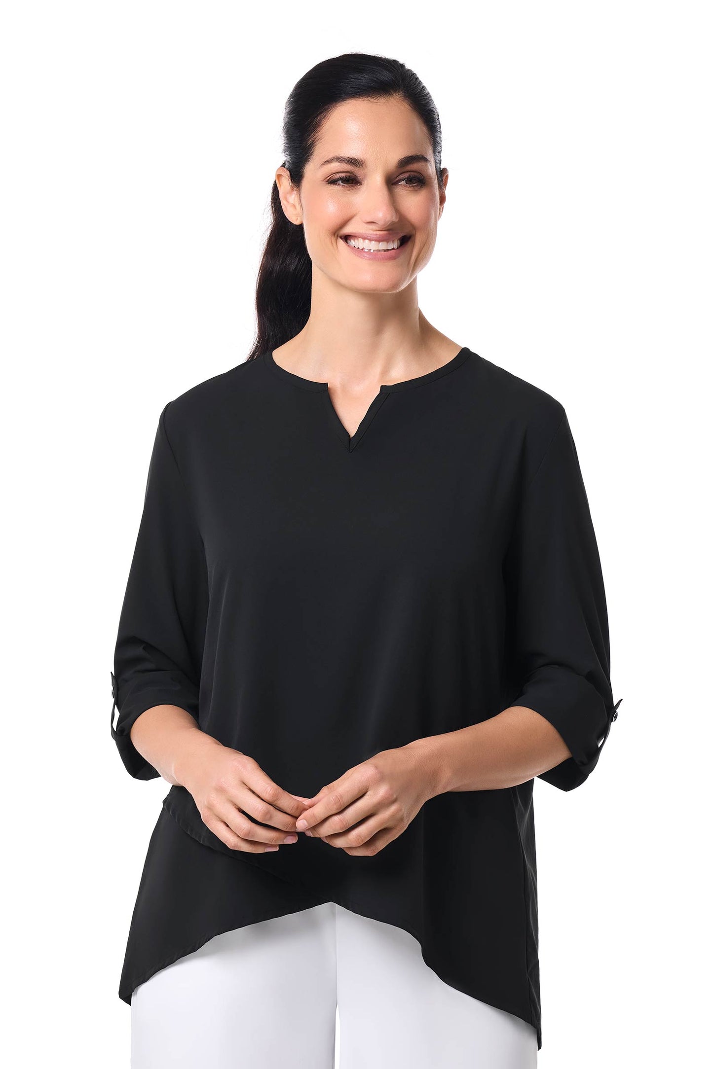 Women's Santa Barbara Tunic Top | Black
