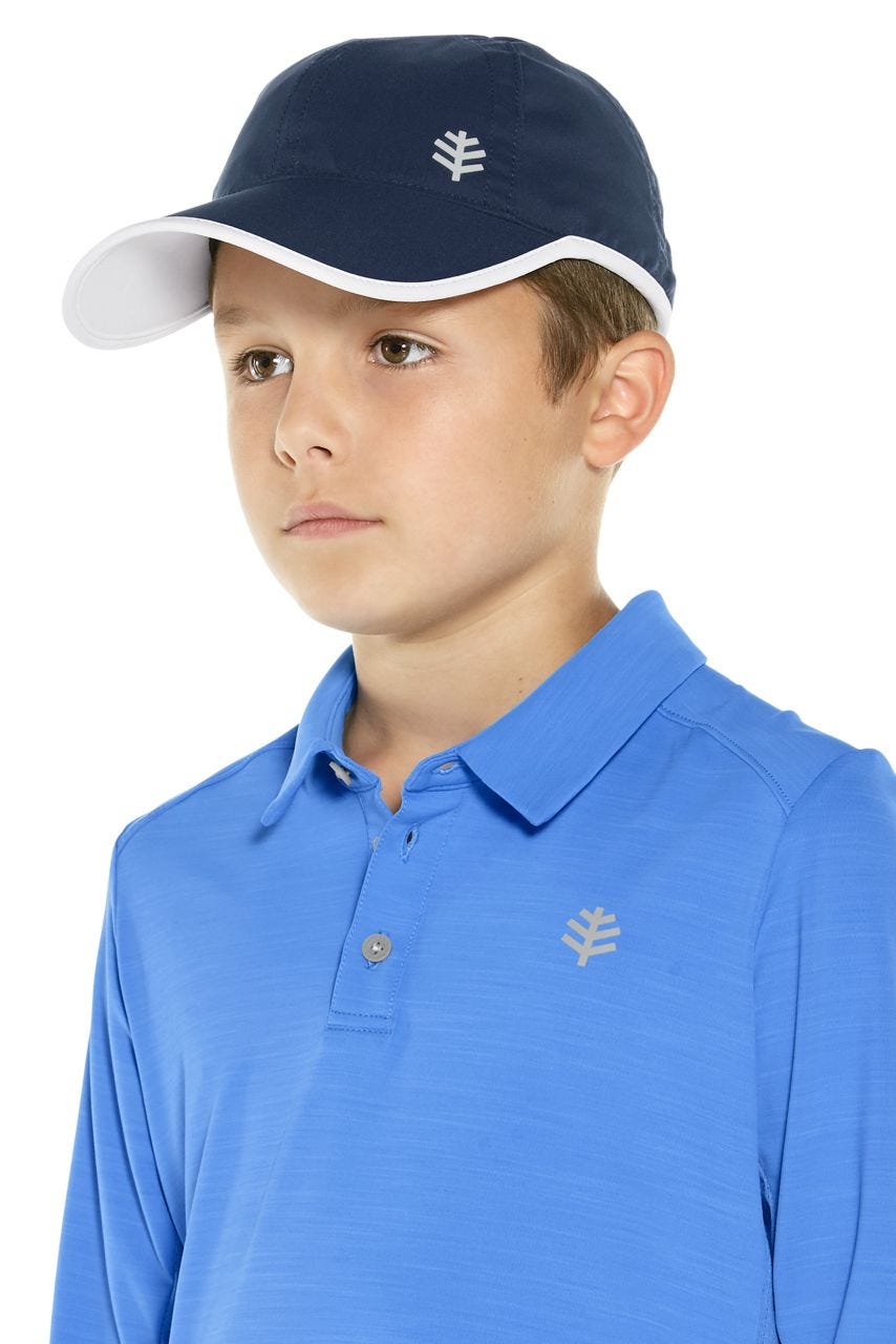 Kid's Lenny Sport Cap | Navy/White