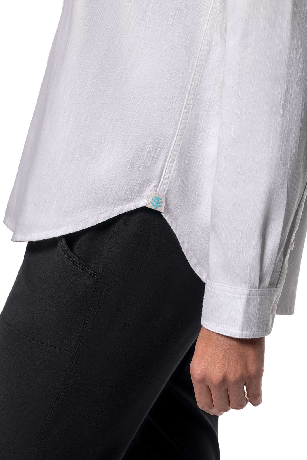 Women's Peninsula Chambray Shirt | White Chambray