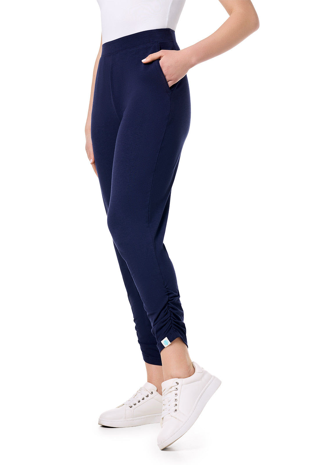 Women's Cafe Ruche Pants | Navy | Core