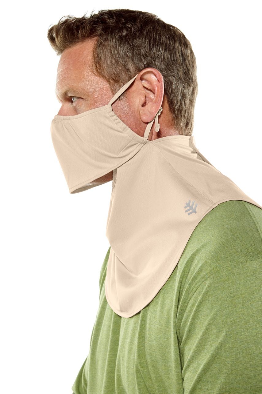 Unisex Vermilion UV Layered Mask | Beige