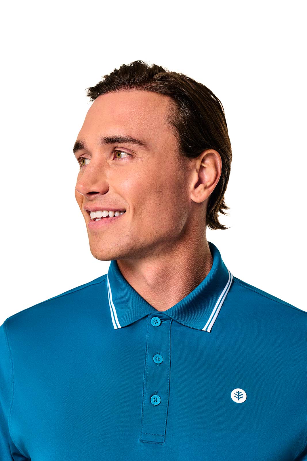 Men's Erodym Long Sleeve Golf Polo | Bluejay