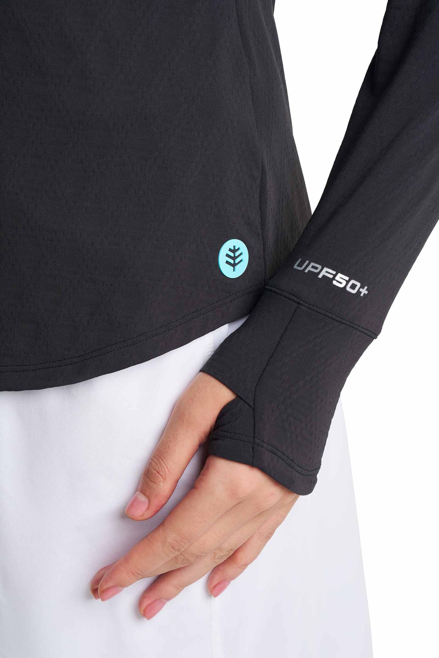 Women's Arabella Golf Quarter-Zip | Black Diamond Jacquard