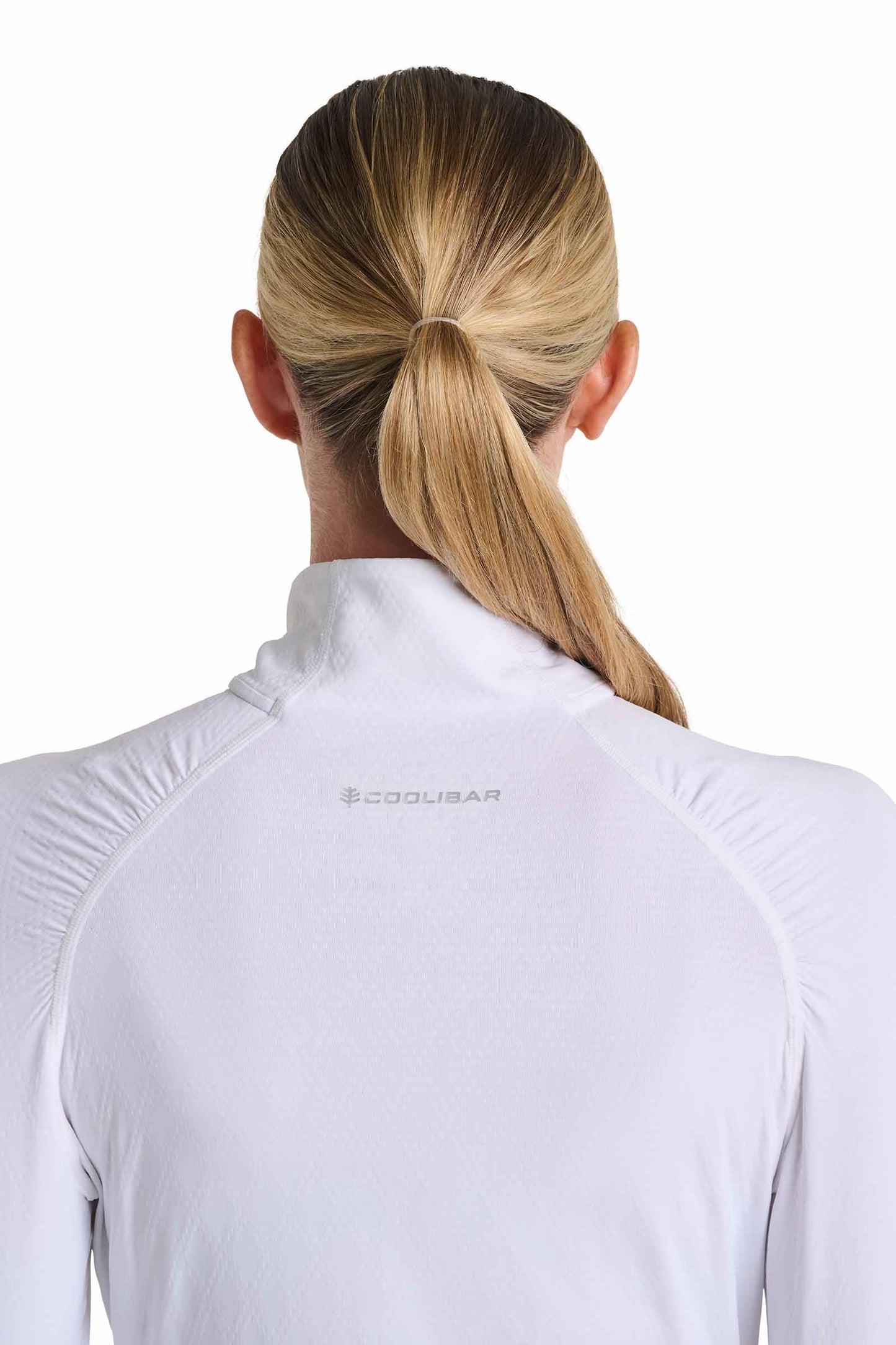 Women's Arabella Golf Quarter-Zip | White Diamond Jacquard