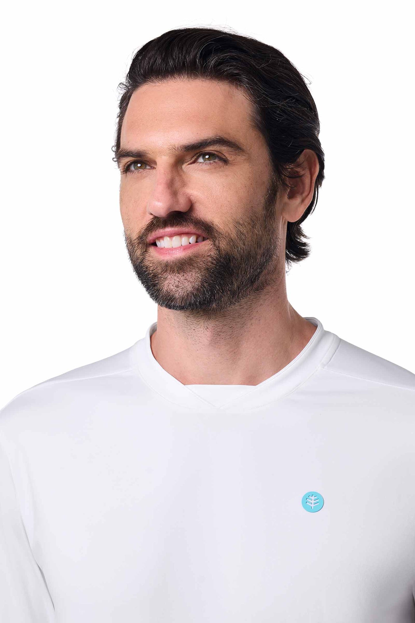 Men's Tiebreaker Long Sleeve T-Shirt | White