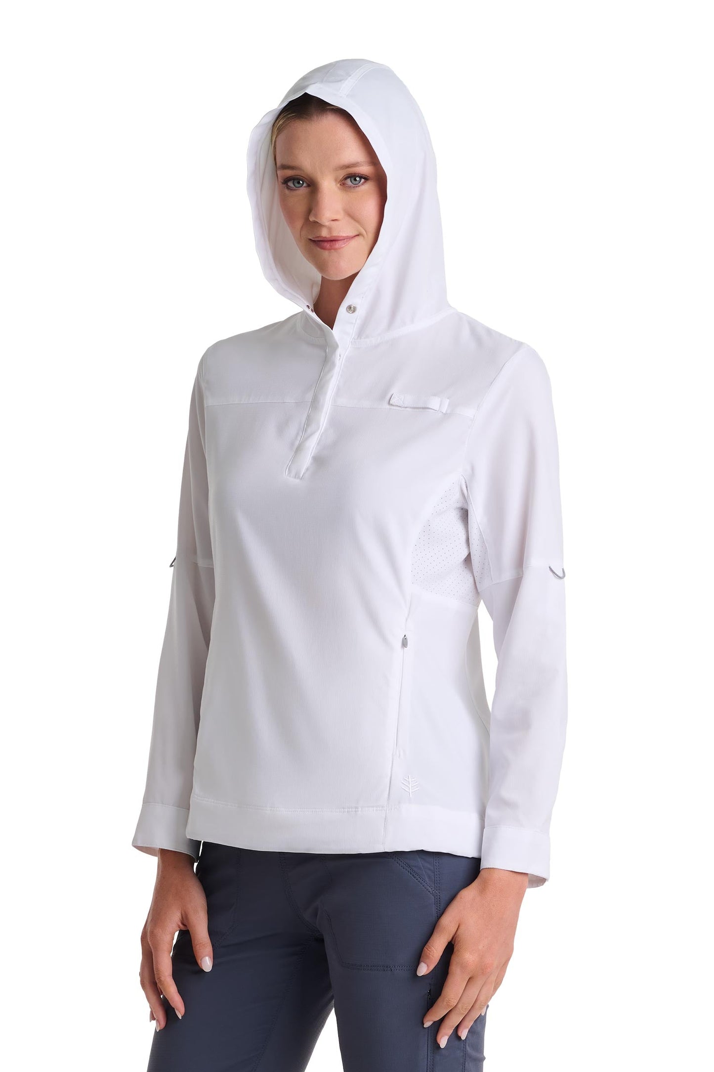 Women's Sea Spray Henley | White