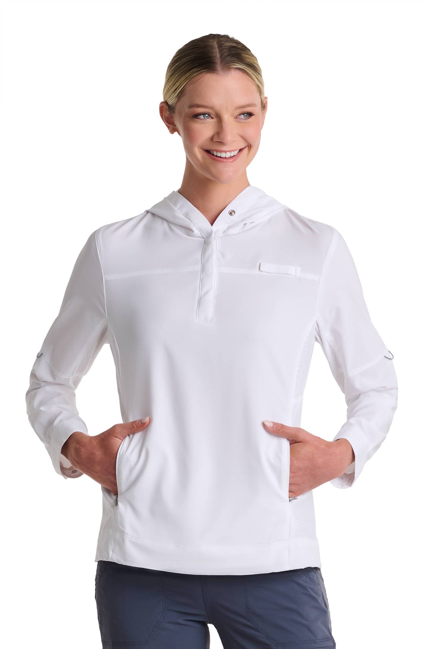 Women's Sea Spray Henley | White