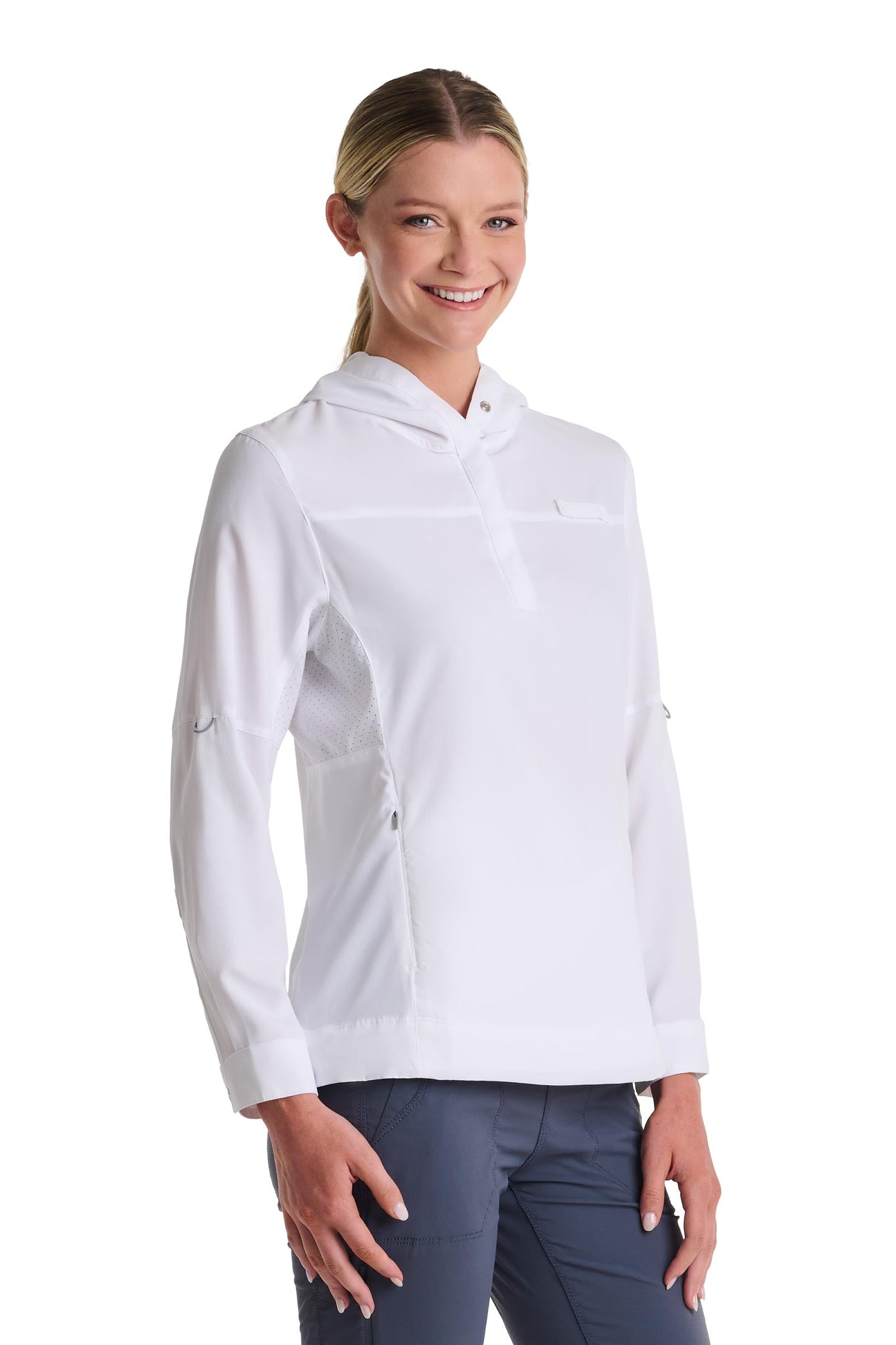 Women's Sea Spray Henley | White