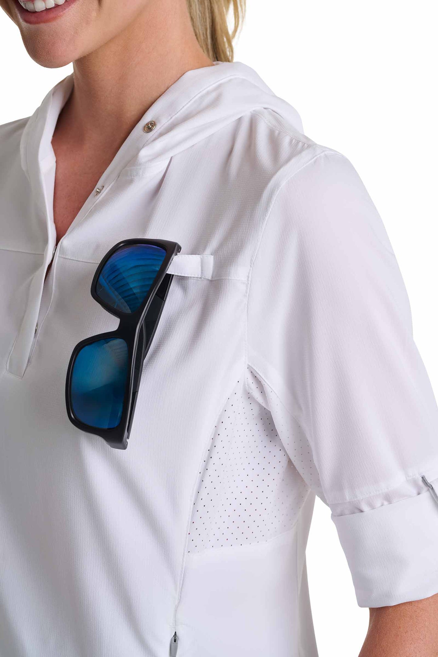Women's Sea Spray Henley | White