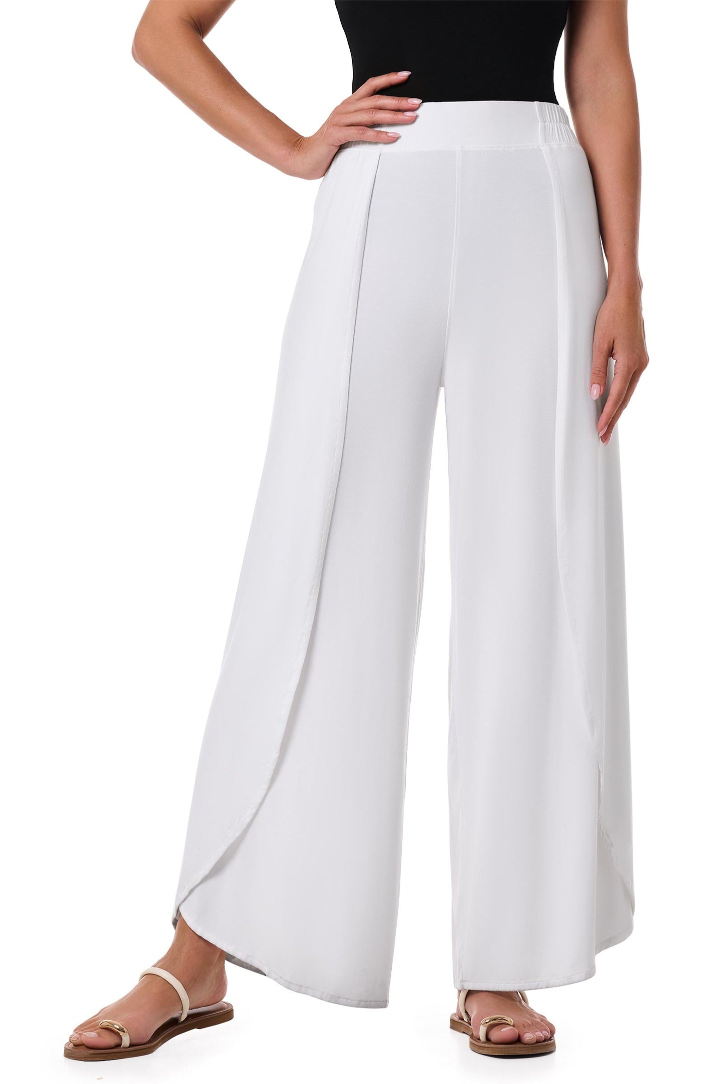 Women's Lynsu Wide Leg Pants | White