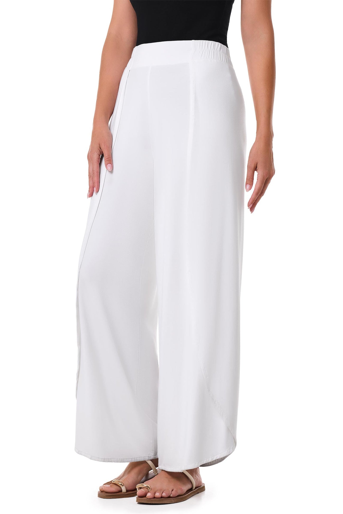 Women's Lynsu Wide Leg Pants | White