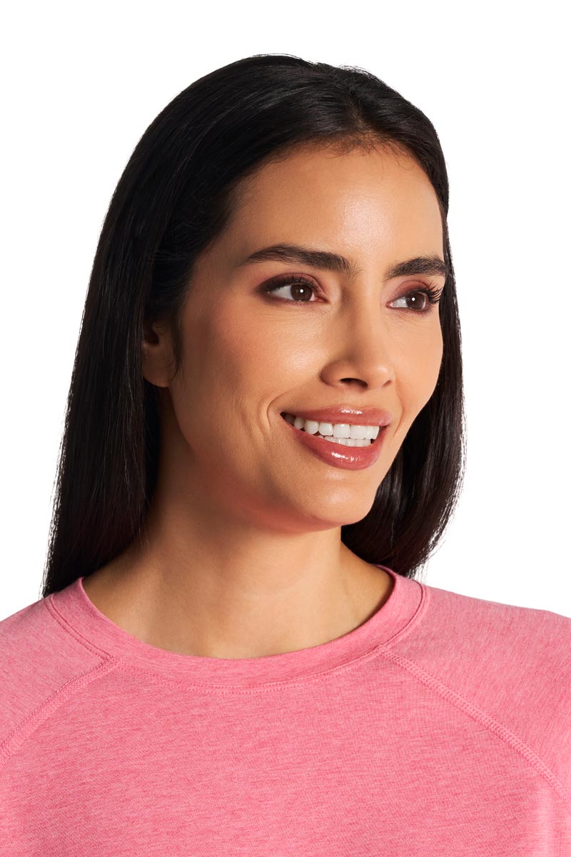 Women's LumaLeo Long Sleeve T-Shirt | Flamingo Pink Heather