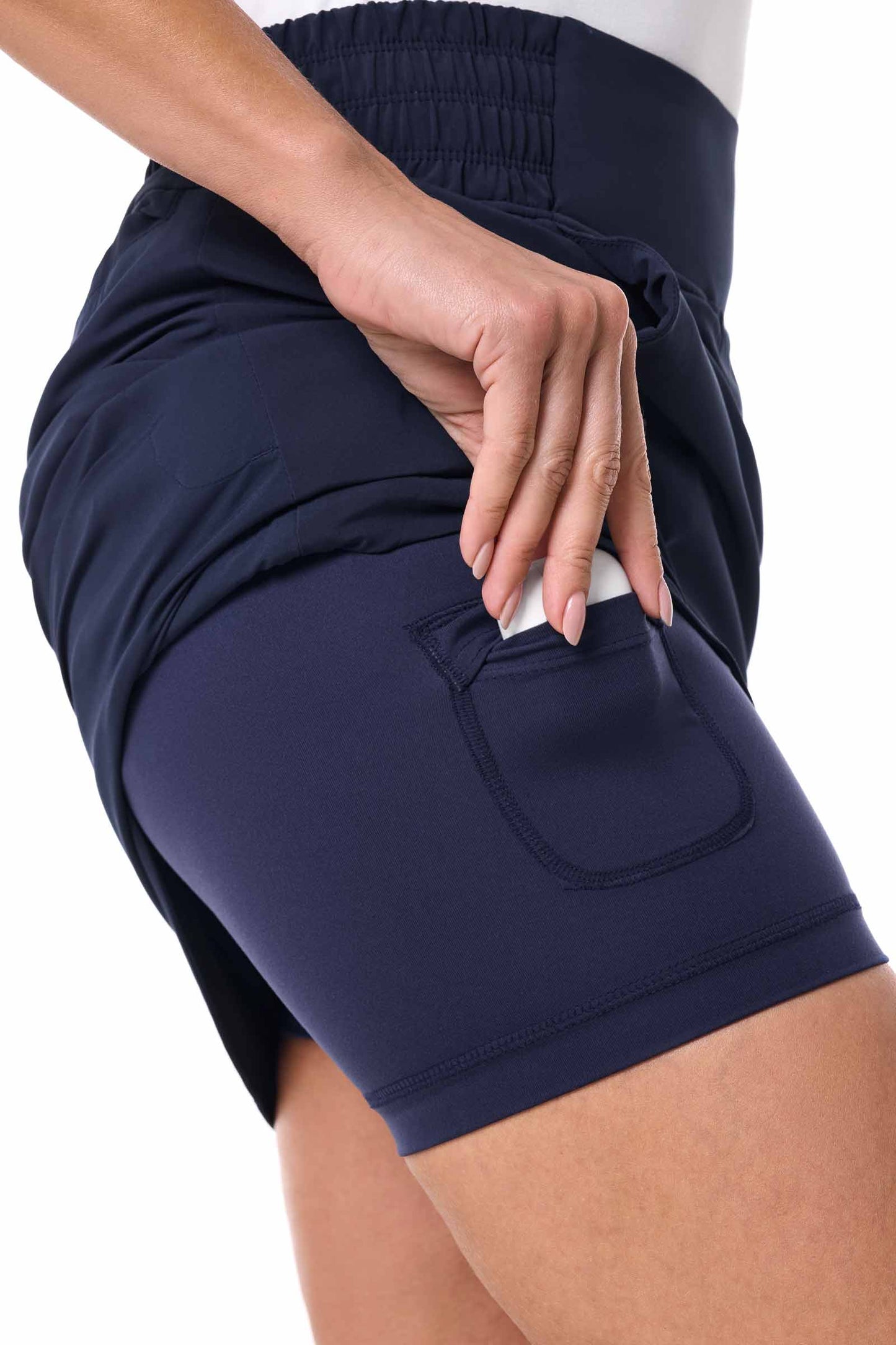 Women's Pisa Travel Skort | Navy