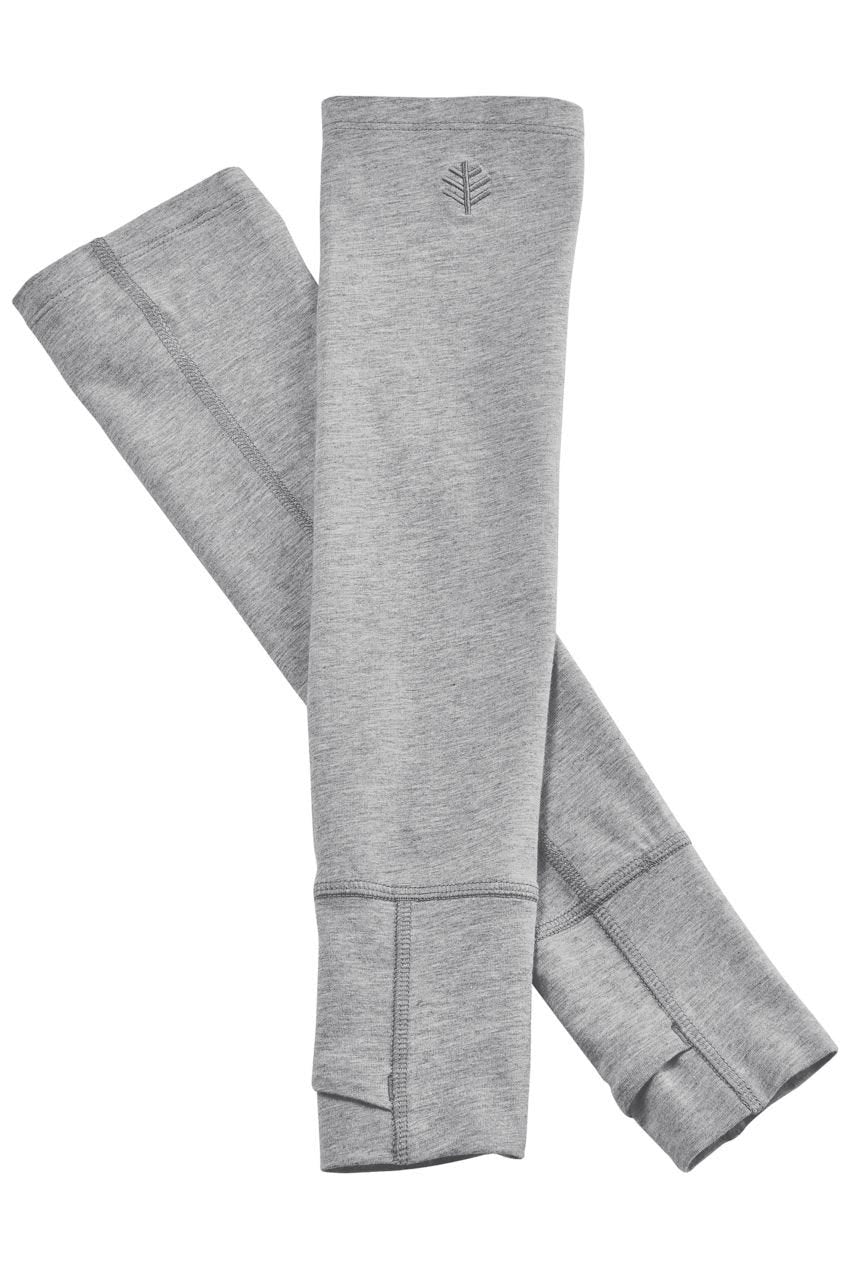 Women's LumaLeo Sun Sleeves | Grey Heather | Core